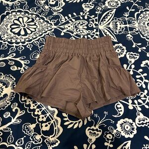 Free people get your flirt on shorts purple